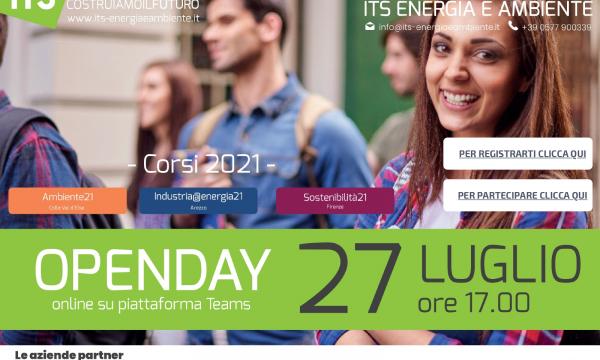 Open Day Fondazione ITS Energia e Ambiente per illustrare l’offerta formativa dei nuovi corsi