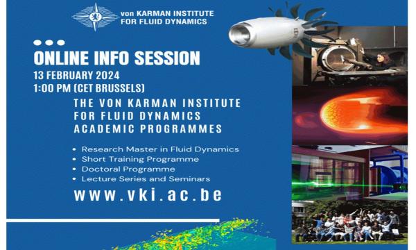 Il 13 febbraio L'Istituto von Karman per la Fluidodinamica presenta le proprie attività e le opportunità per gli studenti.